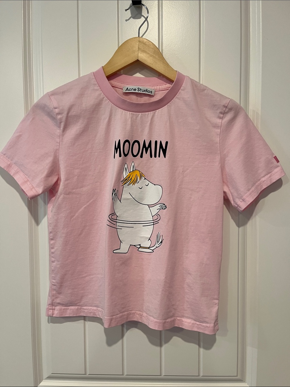Acne  Pink Moomin Graphic Tee - Picture 4 of 7